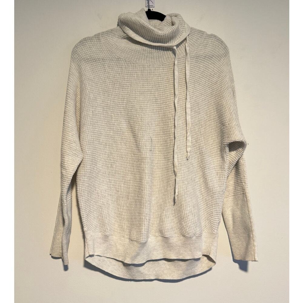 Cynthia Rowley Active White Turtleneck‎ Lightweight Sweater SIZE M
